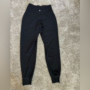 Lulu Lemon Ladies Size 4 - Black Joggers - Tried on but never worn. NWOT